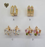 (1-2654) Gold Laminate Hoops - BGO - Fantasy World Jewelry