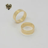 (1-3028) Gold Laminate - Heartbeat Band Ring - BGF - Fantasy World Jewelry