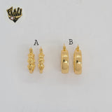 (1-2598-1) Gold Laminate Hoops - BGO
