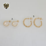 (1-2982-2) Gold Laminate - Half Hoops - BGF