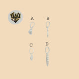 (2-1202) 925 Sterling Silver - Evil Eye Pendants. - Fantasy World Jewelry
