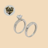 (2-5248) 925 Sterling Silver - Wedding Ring - Fantasy World Jewelry