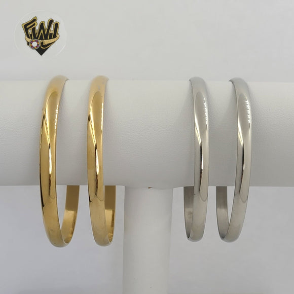 (4-5011-1) Stainless Steel - 6mm Plain Bangle.