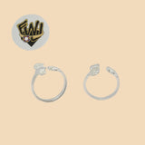 (2-5295-F) 925 Sterling Silver - Girl and Boy Toe Ring - Fantasy World Jewelry