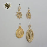 (1-2238-2) Gold Laminate Pendants - BGO