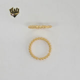 (1-3038-3) Gold Laminate - Balls Ring - BGF