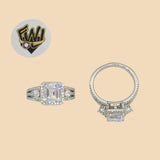 (2-5115) 925 Sterling Silver - Zircon Ring - Fantasy World Jewelry