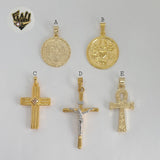 (1-2252) Laminado Oro - Colgantes Religiosos - BGO