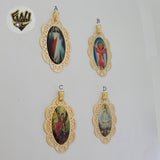 (1-2320-1) Gold Laminate - Religious Pendants - BGF