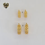 (1-2588) Gold Laminate Hoops - BGO