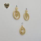 (1-2248-1) Gold Laminate Pendants - BGO