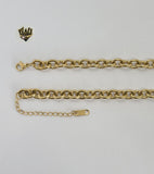 (4-7092) Stainless Steel - 7mm Pearl Rolo Necklace - 16". - Fantasy World Jewelry