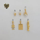 (1-2026-1) Gold Laminate Pendants - BGF