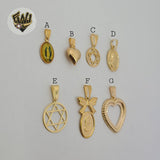 (1-2045) Colgantes Laminado Oro - BGF