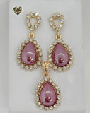 (1-6320) Gold Laminate - Stone Set - BGO - Fantasy World Jewelry