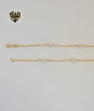 (1-3902-D) Gold Laminate - 6mm Pearls Necklace - BGF