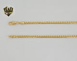 (1-1789) Laminado de oro - Cadena de eslabones curvos de 3,5 mm - BGO