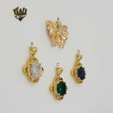 (1-2303) Gold Laminate Pendants - BGO