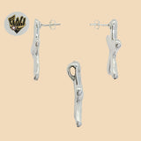 (2-6547) 925 Sterling Silver - Star Set. - Fantasy World Jewelry