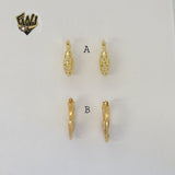 (1-2605) Gold Laminate Hoops - BGO