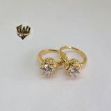 (1-3111-3) Gold Laminate-CZ Ring- BGO - Fantasy World Jewelry