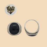 (2-5280-B) 925 Sterling Silver - Alternative Zircon Ring for Men - Fantasy World Jewelry