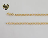 (1-1780) Gold Laminate - 4mm Curb Link Chain - BGF