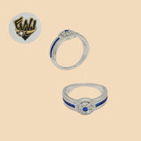 (2-5117) 925 Sterling Silver - Zircon Ring - Fantasy World Jewelry