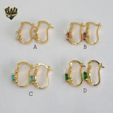 (1-2665-C) Gold Laminate Hoops - BGO - Fantasy World Jewelry