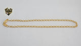(1-0057) Gold Laminate - 3mm Rolo Link Anklet - 10" - BGF - Fantasy World Jewelry