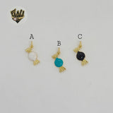 (1-2165) Gold Laminate -  Candy Pendants - BGO