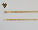 (1-1875) Gold Laminate - 4mm Alternative Mariner Chain - BGF