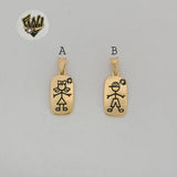 (1-2273-1) Gold Laminate Pendants - BGF