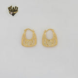 (1-2682) Gold Laminate Hoops - BGO