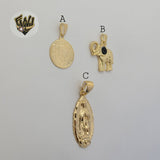 (1-2289-2) Gold Laminate Pendants - BGF