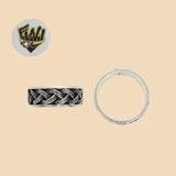 (2-5284) 925 Sterling Silver - Alternative Men Ring - Fantasy World Jewelry