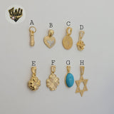 (1-2154) Gold Laminate Pendants - BGF