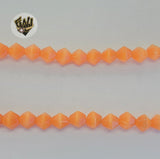 (MBEAD-267) 8mm Ojo De Gato Beads - Fantasy World Jewelry