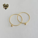 (1-3006-2) Gold Laminate - Ball Ring - BGF - Fantasy World Jewelry