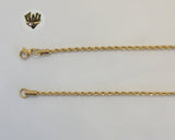 (4-3212) Stainless Steel - 2mm Rope Link Chain - 20" - Fantasy World Jewelry