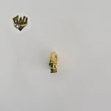 (1-2468-1) Gold Laminate - Heart Pendants - BGO