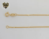 (1-1762) Gold Laminate - 1.3mm Alternative Curb Link Chain - BGF