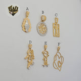 (1-2192) Gold Laminate Pendants - BGF
