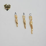 (1-2194-1) Laminado Oro - Colgantes Pimiento Picante - BGF