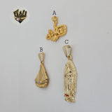 (1-2316-1) Gold Laminate Pendants - BGO