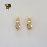 (1-2729-2) Gold Laminate - Two Tones Elephant Hoops - BGF