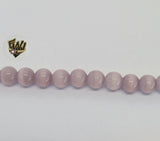 (MBEAD-273) 8mm Ojo De Gato Beads - Fantasy World Jewelry