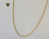(4-3136) Stainless Steel - 2mm Box Link Chain. - Fantasy World Jewelry