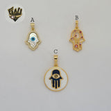 (1-2262-3) Gold Laminate Pendants - BGO