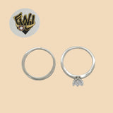 (2-5248) 925 Sterling Silver - Wedding Ring - Fantasy World Jewelry